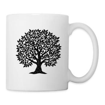 Baum - Tasse - Weiß - Rechts