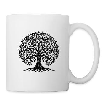 Baum - Tasse - Weiß - Rechts