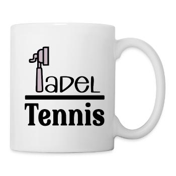 Kaffee Padel-Tennis Padel - Tasse - Weiß - Rechts