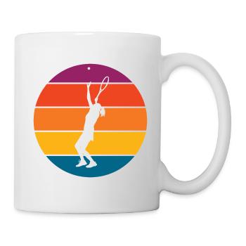 tennis - Mug blanc - blanc - Droite
