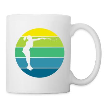tennis - Mug blanc - blanc - Droite