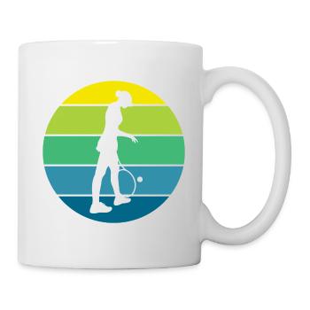 tennis - Mug blanc - blanc - Droite