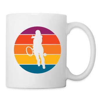 Tennis - Tasse - Weiß - Rechts