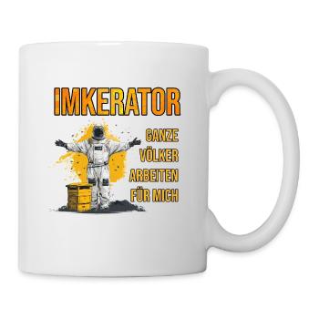 Beekeeper Whole colonies work for me - Mug - white - Right