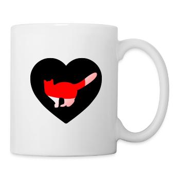 Cat - Mug - white - Right
