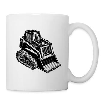 Track skid steer - Mug - white - Right