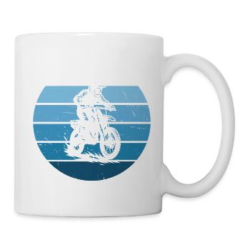 In a nutshell: motocross - Mug - white - Right