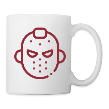 Maskensymbol - Tasse - Weiß - Rechts