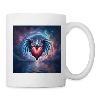 Winged Heart of Cosmic Fire - Mug - white - Right