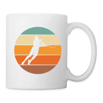 Tennis - Tasse - Weiß - Rechts