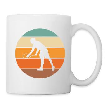 Tennis - Tasse - Weiß - Rechts