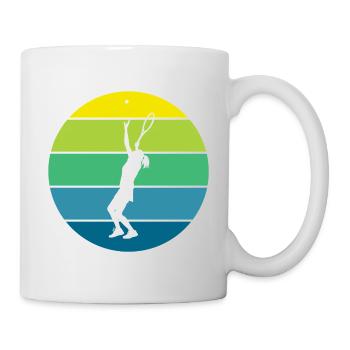 Tennis - Tasse - Weiß - Rechts