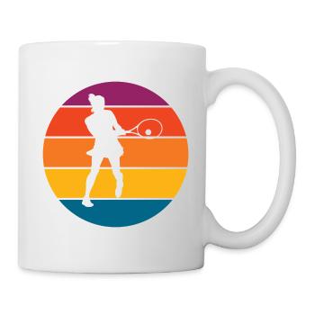 tennis - Mug blanc - blanc - Droite