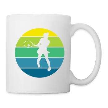 tennis - Mug blanc - blanc - Droite
