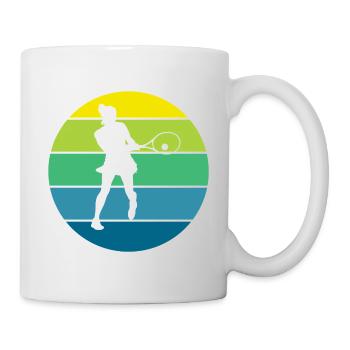tennis - Mug blanc - blanc - Droite