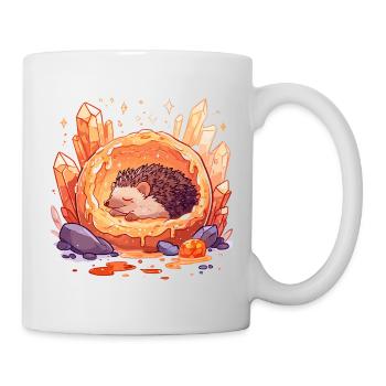 Hérisson dans l’Orbe de Cristal - Mug blanc - blanc - Droite