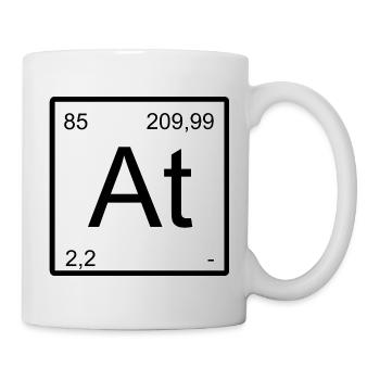 Astat-Elementtile Print - Tasse - Weiß - Rechts