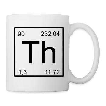 Th Thorium Element Icon Artwork - Mug - white - Right