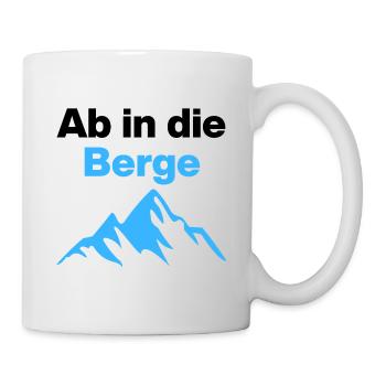 Direction la montagne. Pour les randonneurs et les alpinistes - Mug blanc - blanc - Droite