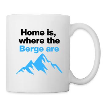Home is where the Berge are. Freedom, Freeitime - Mug - white - Right