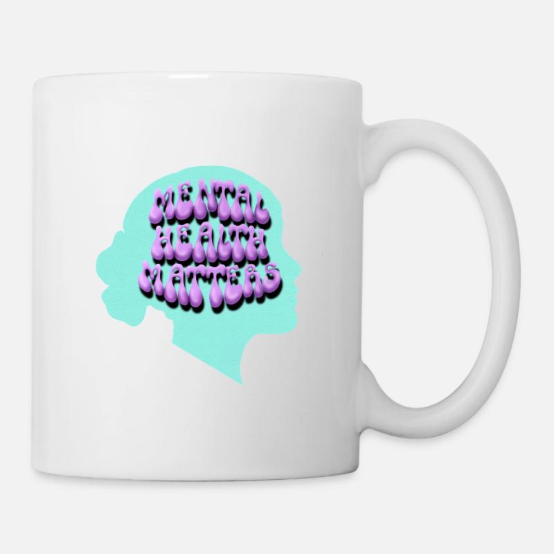 Mental Health Matters Pop Art - Mug - white