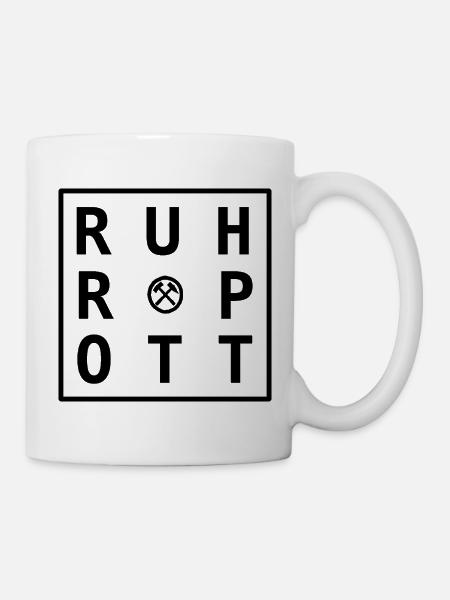 Ruhrpott Merch Design – Geschenk & Souvenir - Tasse - Weiß