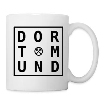 Conception urbaine fraîche de Dortmund, cadeau et souvenir - Mug blanc - blanc - Droite
