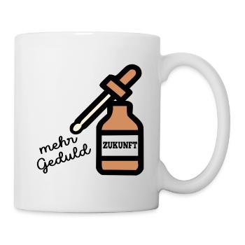 futures résolutions du Nouvel An Patience - Mug blanc - blanc - Droite