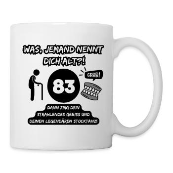 83 et légendaire : Mords, baguette en train de danser ! - Mug blanc - blanc - Droite