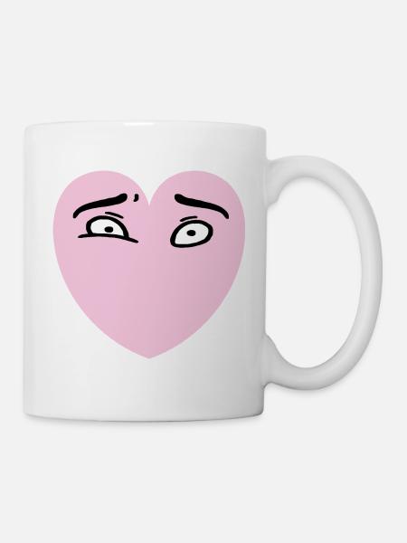 Heart Eyes - Mug blanc - blanc