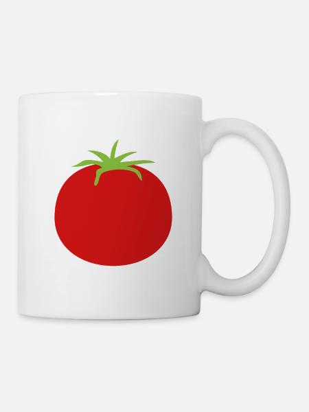 Tomate - Tasse - Weiß