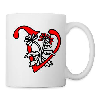 Letter V Initial - Mug - white - Right