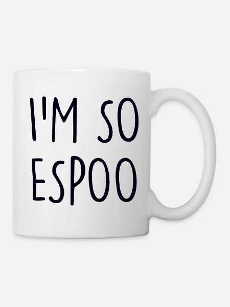 Espoo Finland - Tasse - Weiß