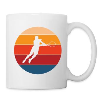 Tennis - Tasse - Weiß - Rechts