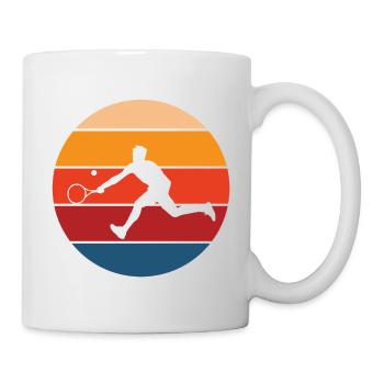 Tennis - Tasse - Weiß - Rechts