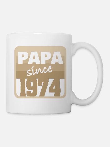 Vater 1974 - Tasse - Weiß