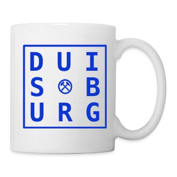 Duisburg Ruhrpott Design Cadeau & Souvenir Bleu - Mug blanc - blanc - Droite