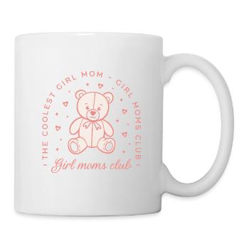 Club des mamans filles, esthétique rose de filles cool - Mug blanc - blanc - Droite