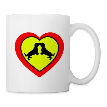 Dachshund - Mug - white - Right