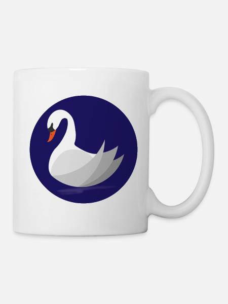 cygne - Mug blanc - blanc