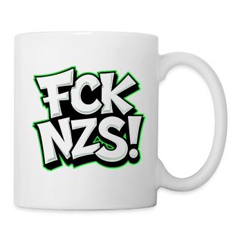 FCK NZS Statement against Racism - Mug - white - Right