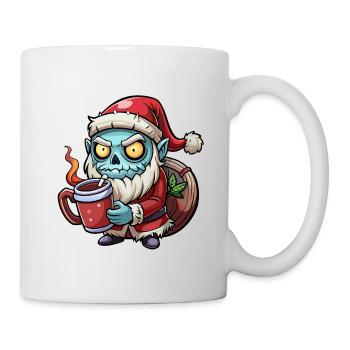 Chaos du Café du Père Noël Mort-vivant - Mug blanc - blanc - Droite