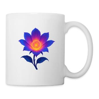 Neon Night Lotus - Mug - white - Right