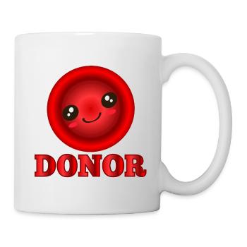 Donneur de sang - Mug blanc - blanc - Droite