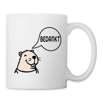 Capybara Merci - Mug blanc - blanc - Droite