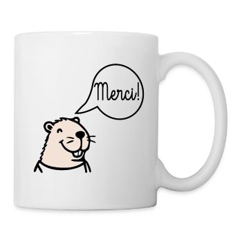 Thank you Capybara - Mug - white - Right
