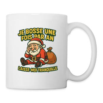 Tired Christmas: Leave Me Alone - Mug - white - Right