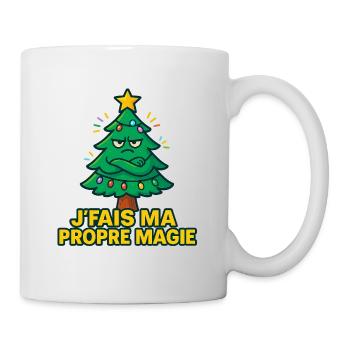 Ich habe meine eigene Magie – Trauertanne - Tasse - Weiß - Rechts