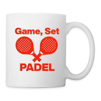 Game, Set, PADEL – Let's Smash! - Mug - white - Right