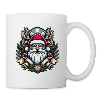 Santa xmas Logo - Mug - white - Right